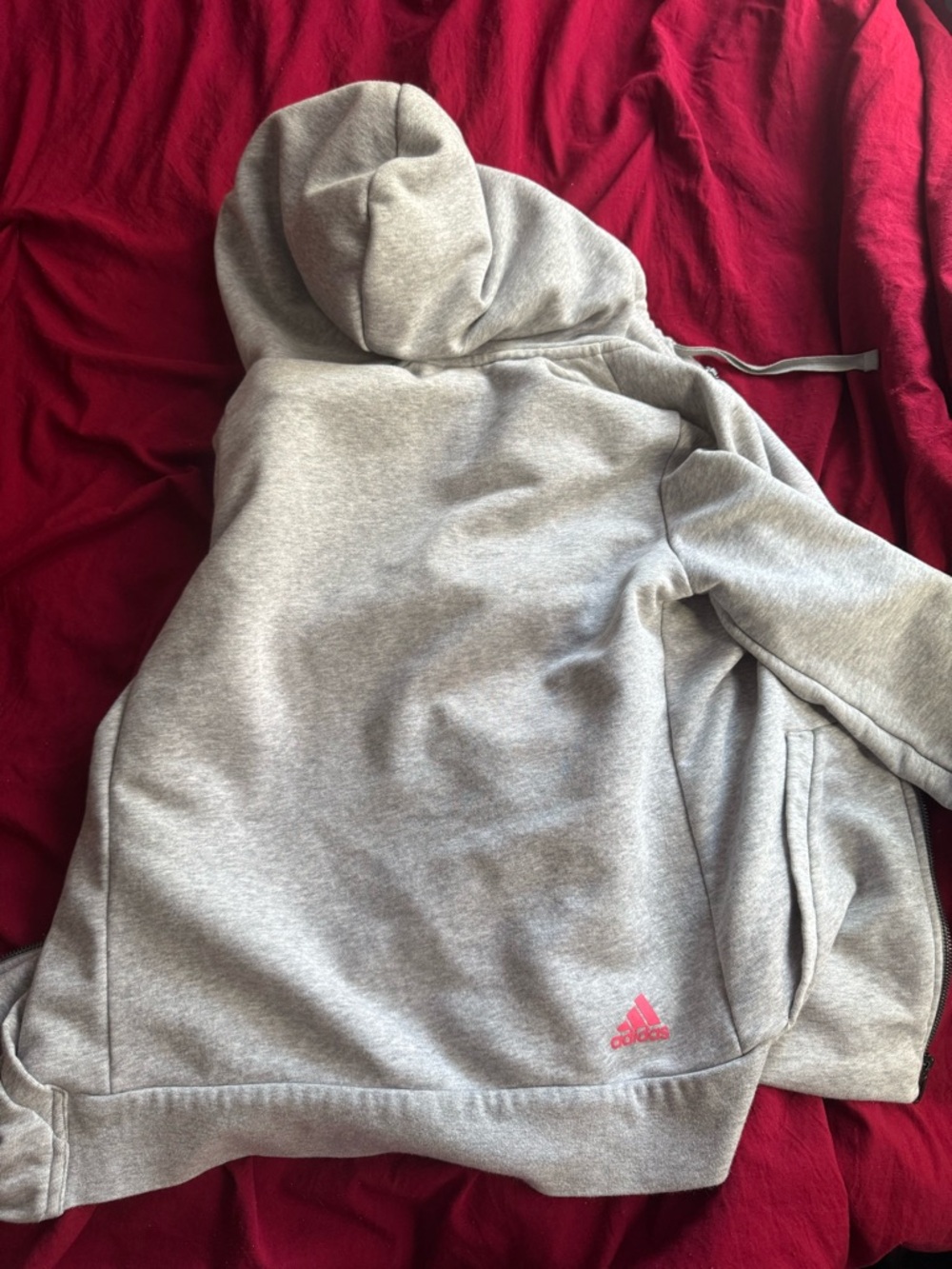 Grey and pink hoodie - Picture 2 of 5